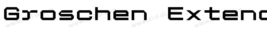Groschen Extended字体转换